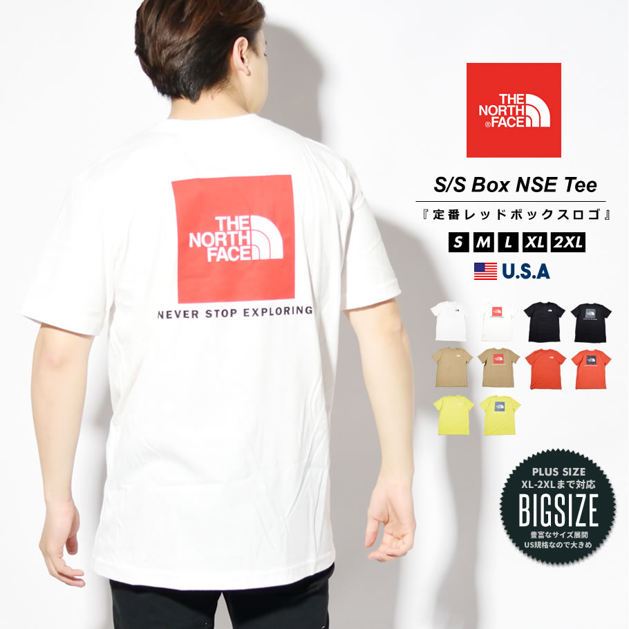 楽天 The North Face ザノースフェイス Tシャツ メンズ 大きいサイズ 半袖 半t ロゴt バックプリント Redbox Tee の売れ筋人気ランキング商品