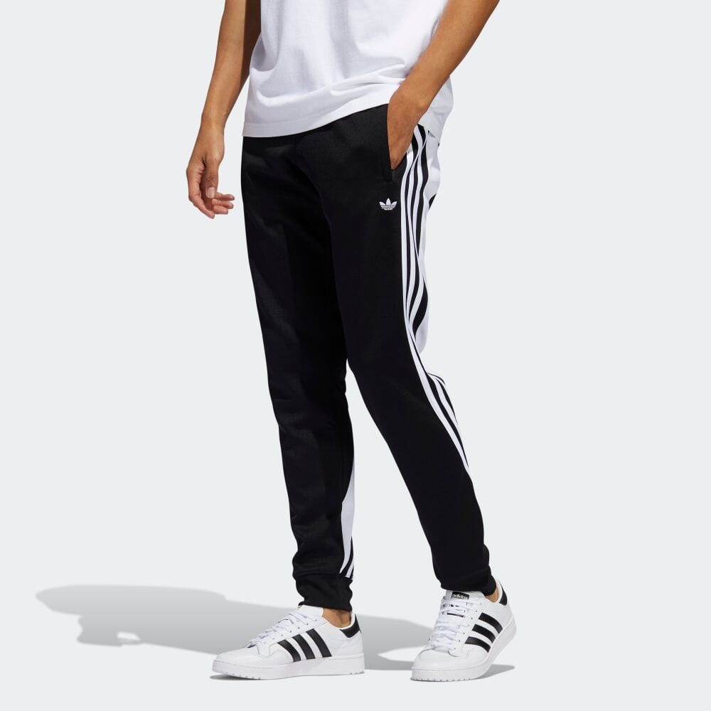 楽天】アディダス adidas 返品可 3ストライプ ラップトラックパンツ