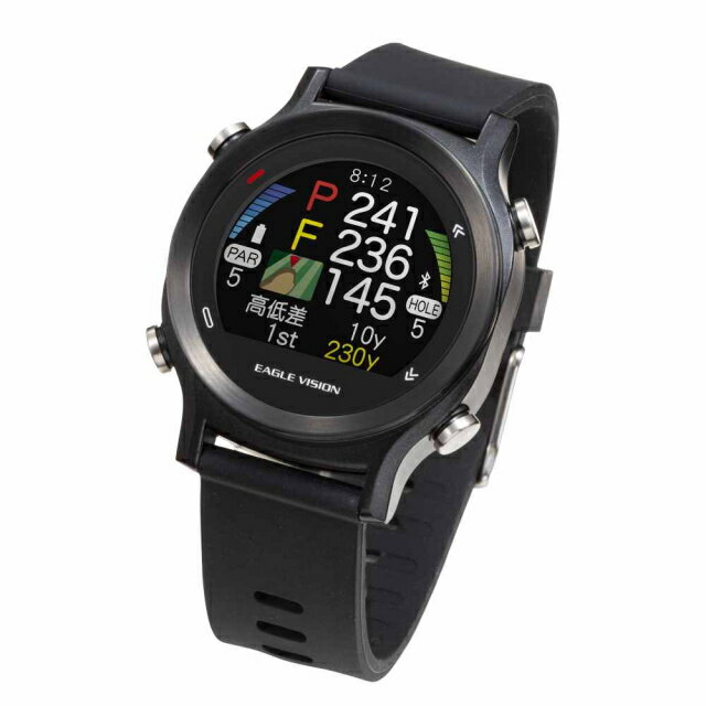 【楽天】イーグルビジョン ウォッチエース EV-933 ゴルフ 距離測定器 ブラック 時計 ナビ GPS GPSナビ みちびきの売れ筋人気