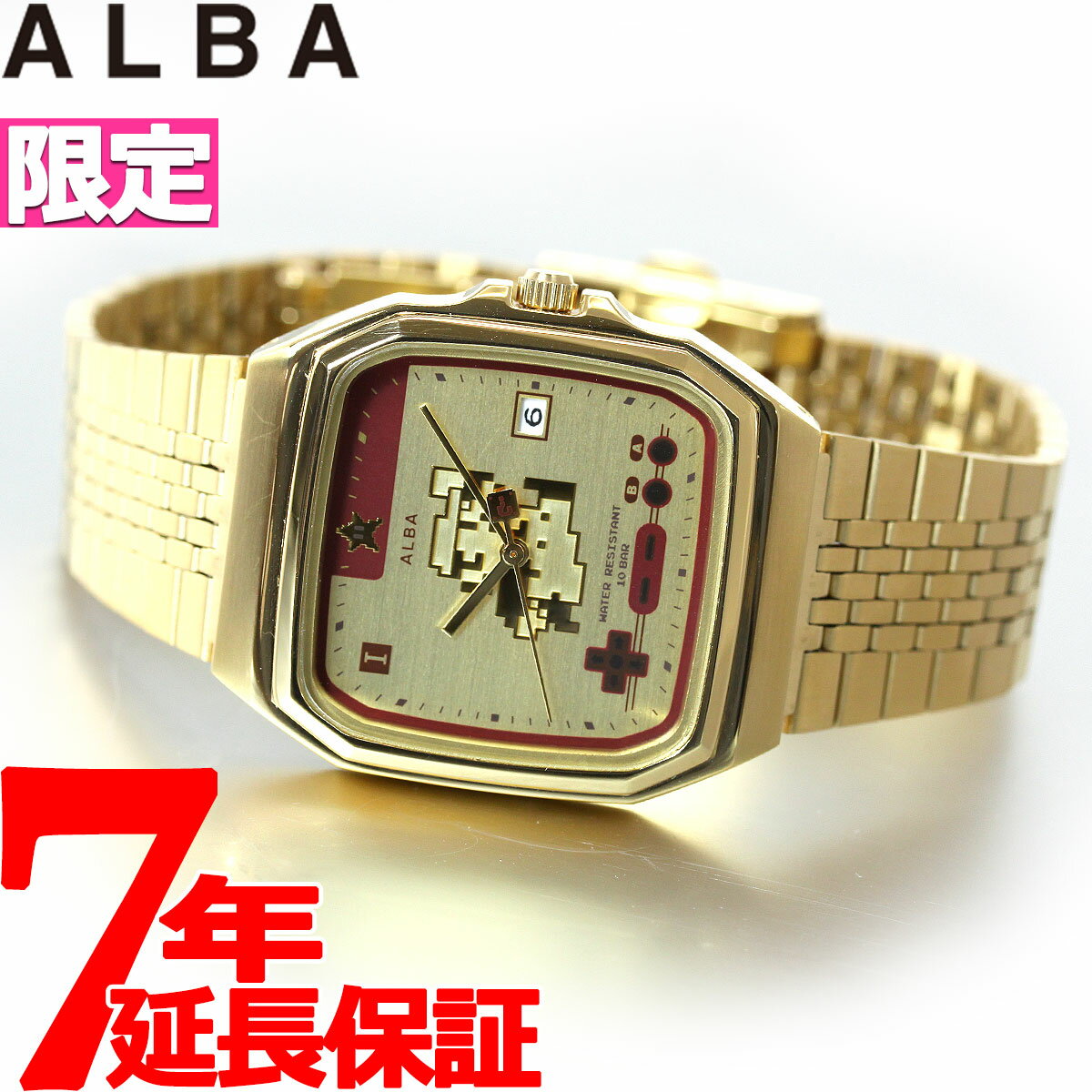 【楽天】セイコー アルバ SEIKO ALBA スーパーマリオブラザーズ 流通限定モデル 腕時計 メンズ レディース ACCK711の売れ筋