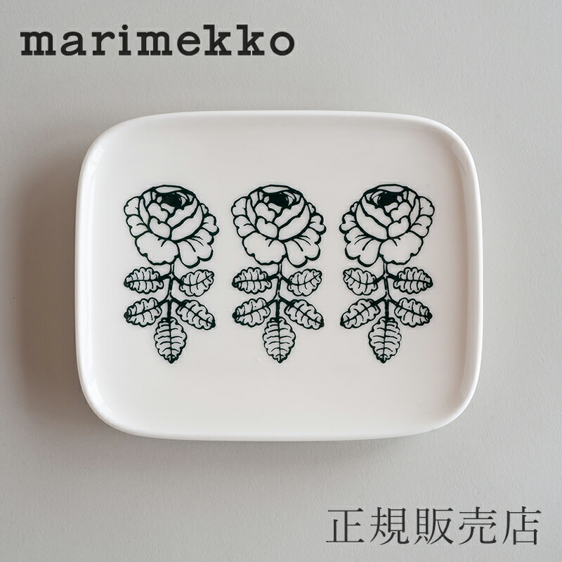 楽天 マリメッコ スクエアプレート Marimekko ヴィヒキルース ホワイト グリーンの売れ筋人気ランキング商品