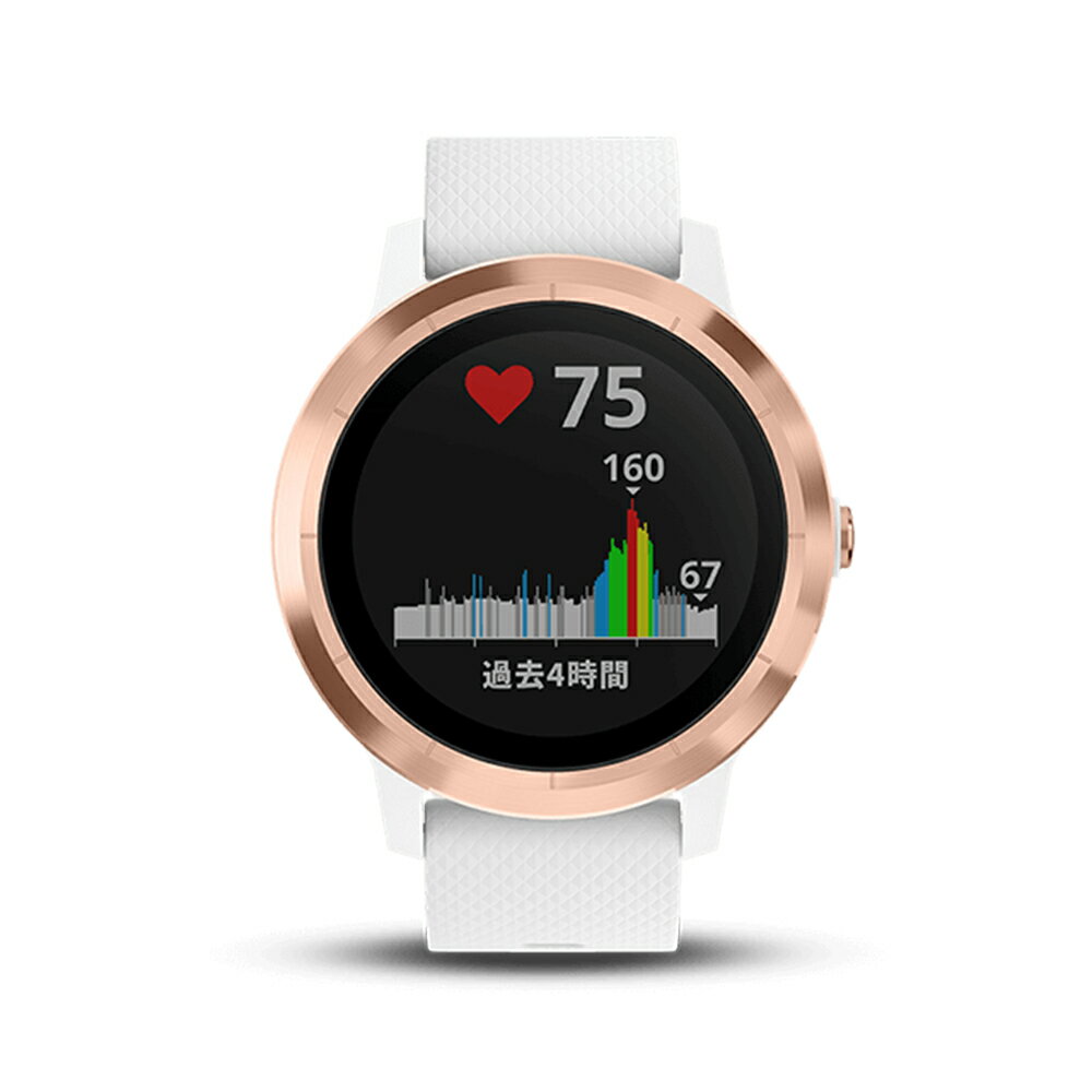 楽天】GARMIN ガーミン vivoactive3 White Rose Gold 光学式心拍計搭載