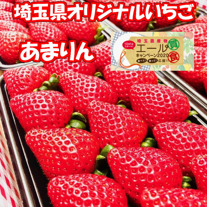 楽天 あまりん 埼玉県オリジナルいちご 2パック 500グラム 18粒 30粒 いちご イチゴ 苺 送料無料 埼玉県産 深谷市産の売れ筋人気ランキング商品