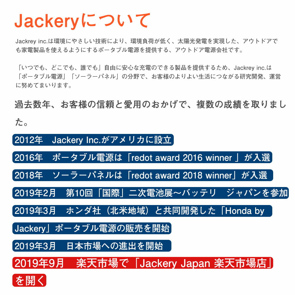 楽天】Jackery ポータブル電源 240 大容量67200mAh/240Wh 家庭