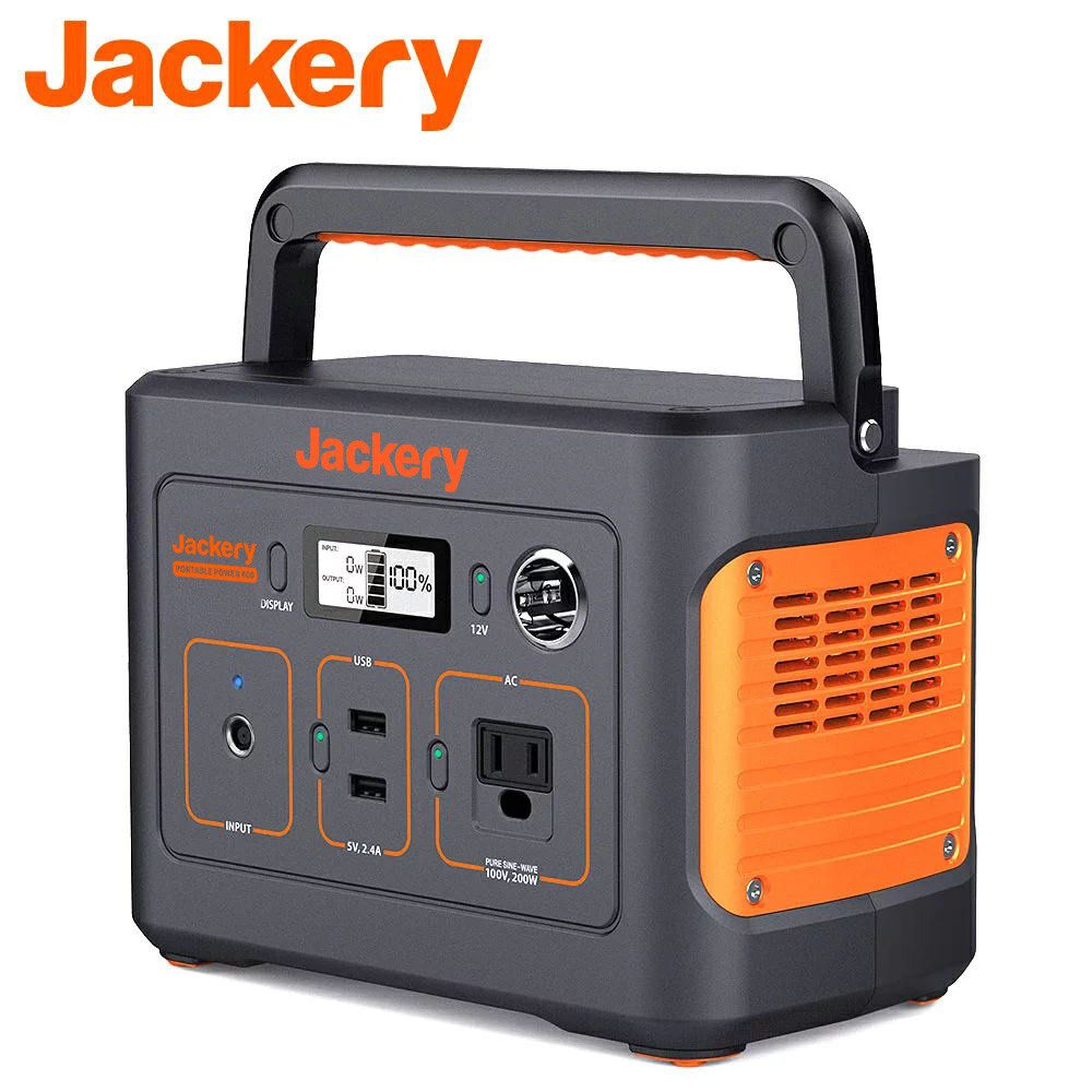 【楽天】Jackeryポータブル電源 400 大容量112200mAh/400Wh 家庭用蓄電池 PSE認証済 純正弦波 AC(200Wの