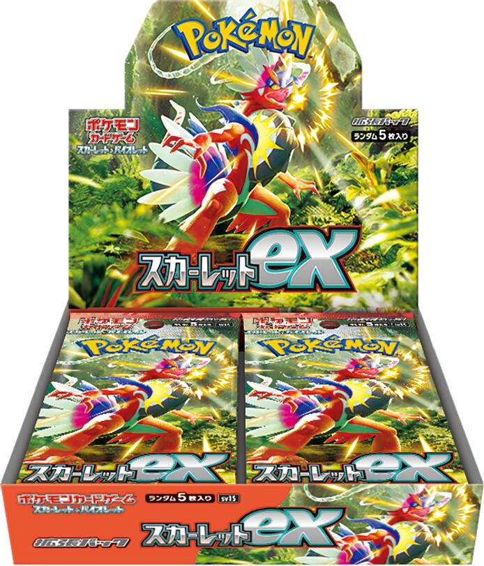 楽天】ポケモンカードゲーム スカーレットex 1ボックス(30パック入り