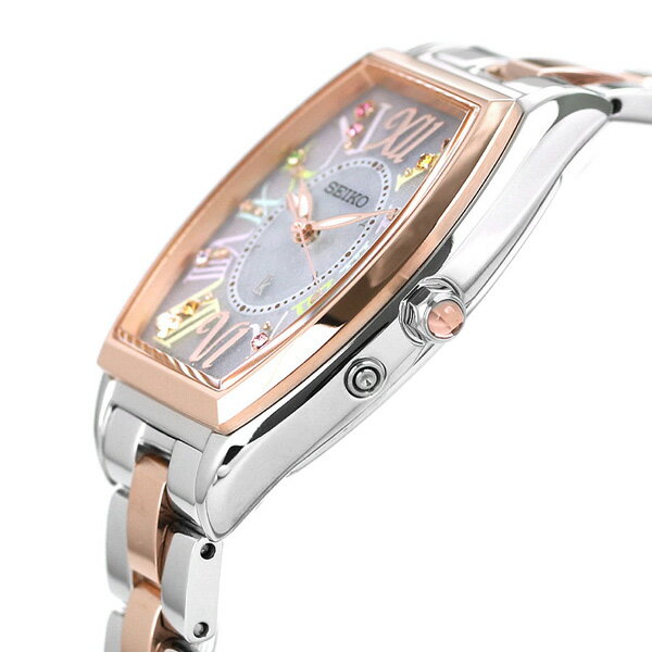【楽天】セイコー ルキア クリスマス限定モデル 電波ソーラー レディース 腕時計 SSVW130 SEIKO LUKIA シルバー 時計の