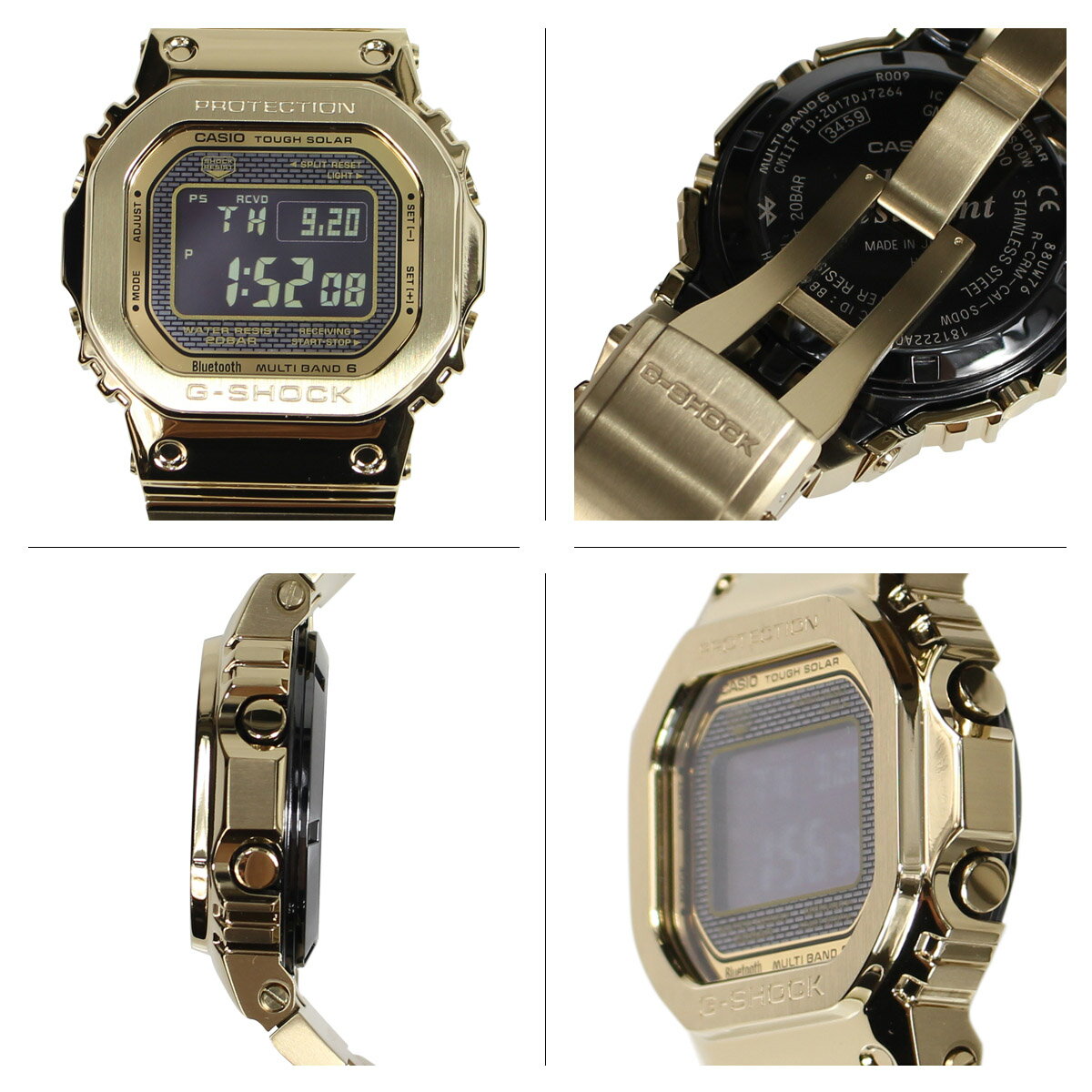 【楽天】カシオ CASIO G-SHOCK 腕時計 GMW-B5000GD-9JF bluetooth ORIGIN ゴールド メンズ