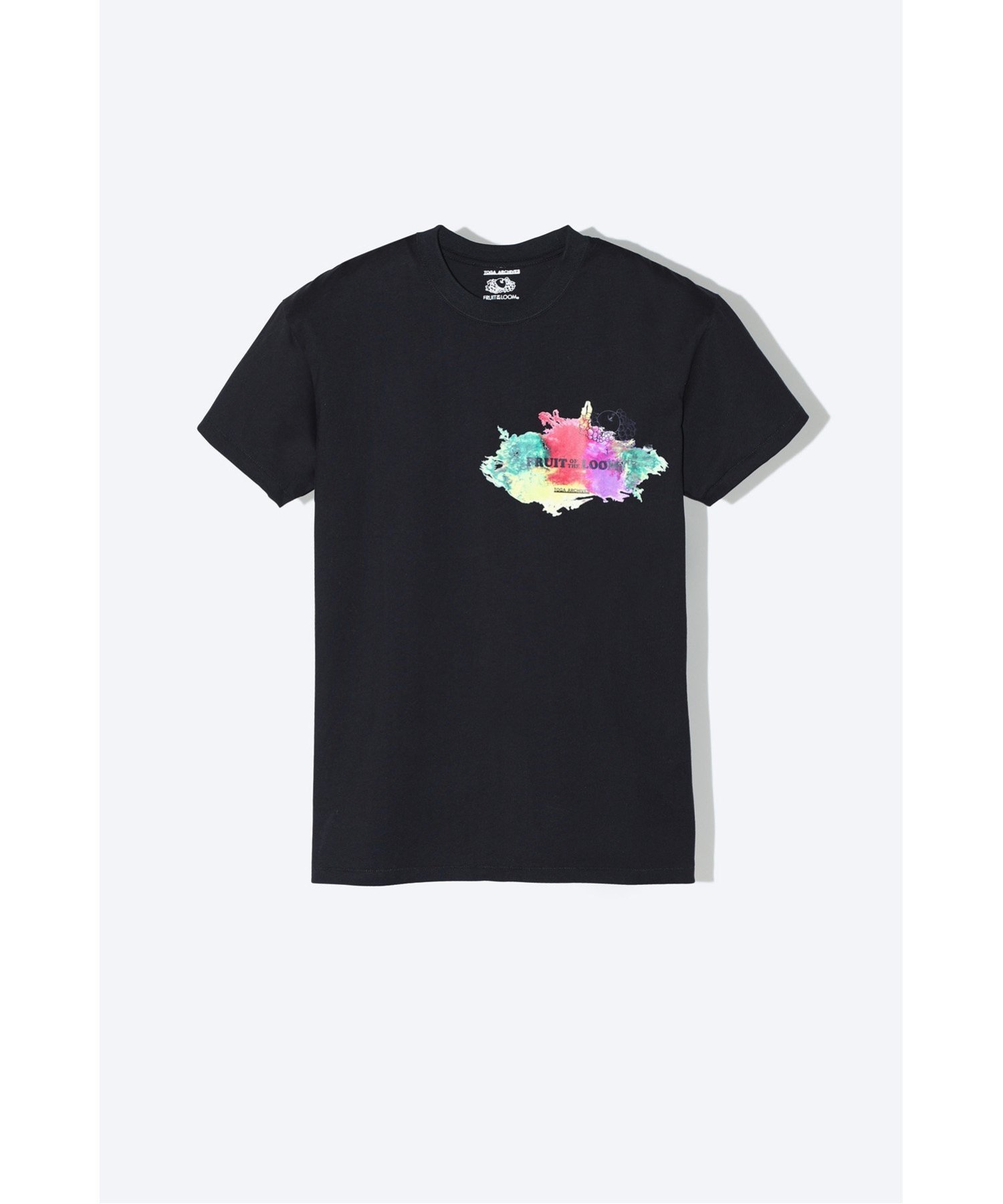 楽天】TOGA × FRUIT OF THE LOOM LOOM/(U)Print T-shirt トーガ カットソー Tシャツ ブラック  ホワイトの売れ筋人気ランキング商品