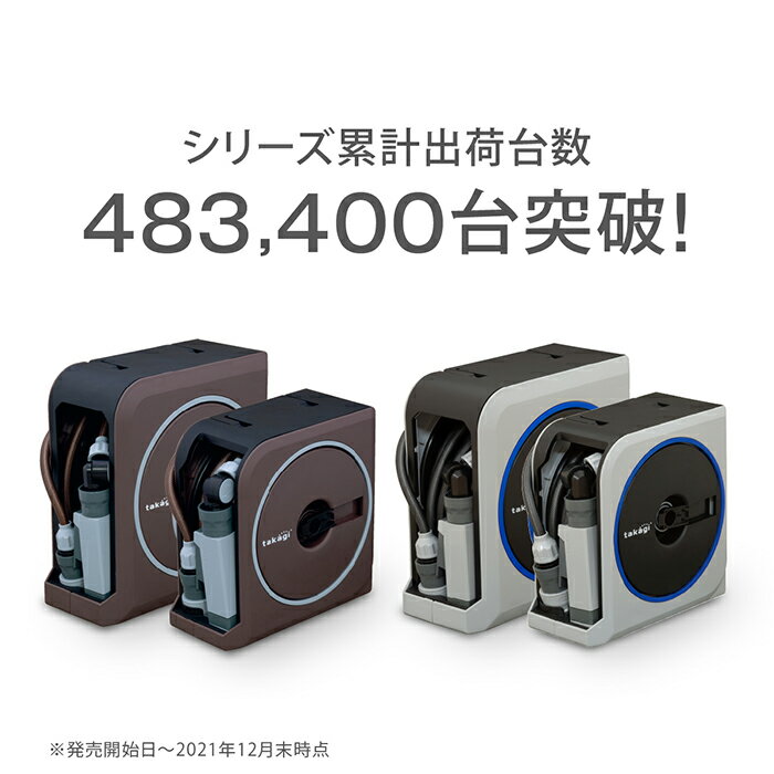 楽天】ホース ホースリール nano next ブラウン 10m 内径7.5mm おしゃれ コンパクト おすすめ 園芸 家庭菜園 洗車 掃除  RM1110BRの売れ筋人気ランキング商品