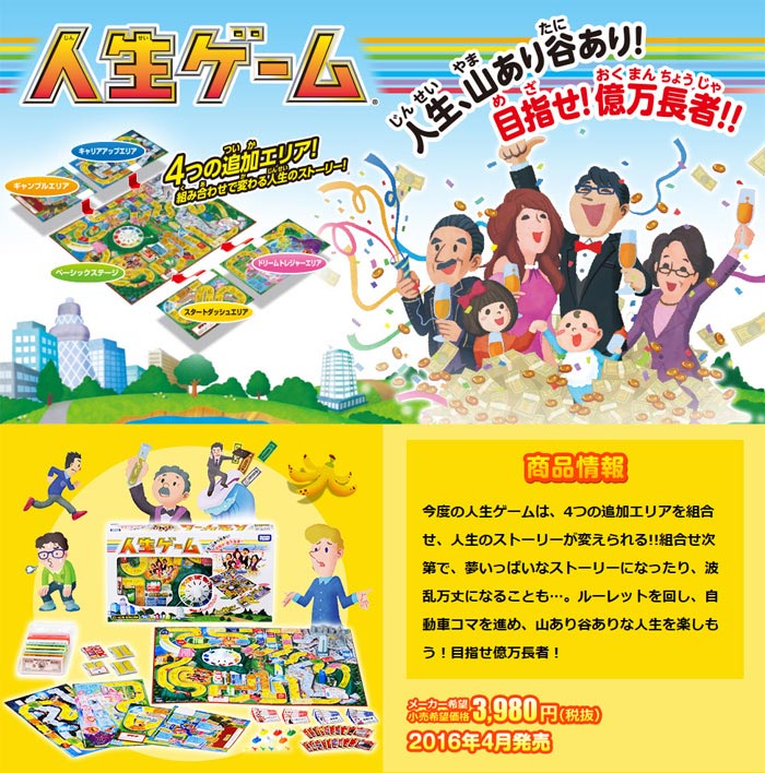 楽天 人生ゲーム 16年発売版 の売れ筋人気ランキング商品