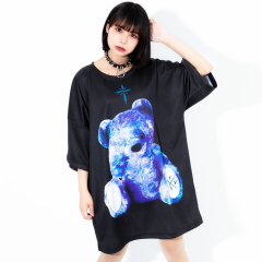 【楽天】"TRAVAS TOKYO Furry bear ビッグTシャツ/全4色" 半袖Tシャツ クマ tee カットソー 服 ビッグ メンズ